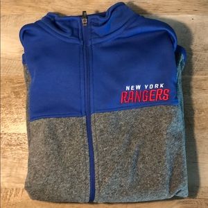 New York rangers hockey full zip fleece